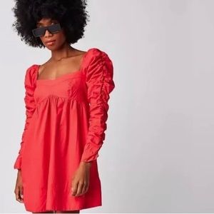 Free People Lindsey Rose Baby Doll Dress NWT